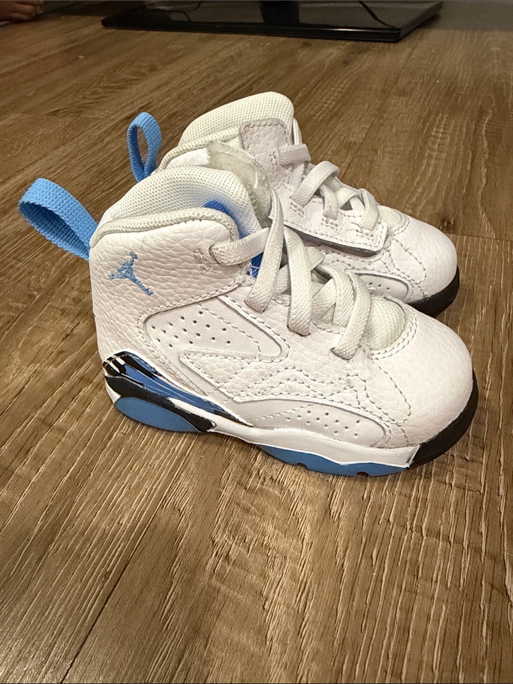 Nike Jordan MVP blue and white sneakers
